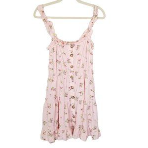 Purple Snow Anthropologie Women L Pink Floral Butt